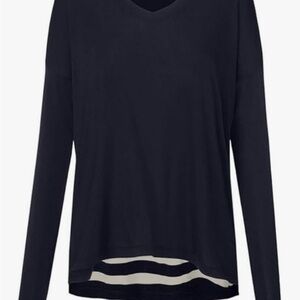 CAbi Navy Long Sleeve Women's Top